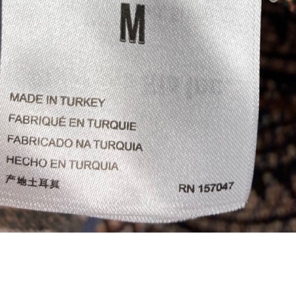 Farm Rio Yawanawa Vanahu Mini Dress Women’s Size M Balloon Sleeves Banana Print - Picture 8 of 8